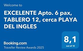 EXCELENTE Apto. 6 pax, TABLERO 12, cerca PLAYA DEL INGLES